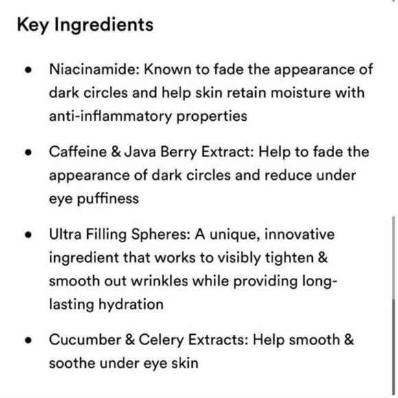 NWOT Kopari Eye Bright Cream & Kopari Cosmetic Bag - Picture 5 of 14